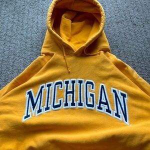 Steve & Barry's Michigan Gold Hoodie